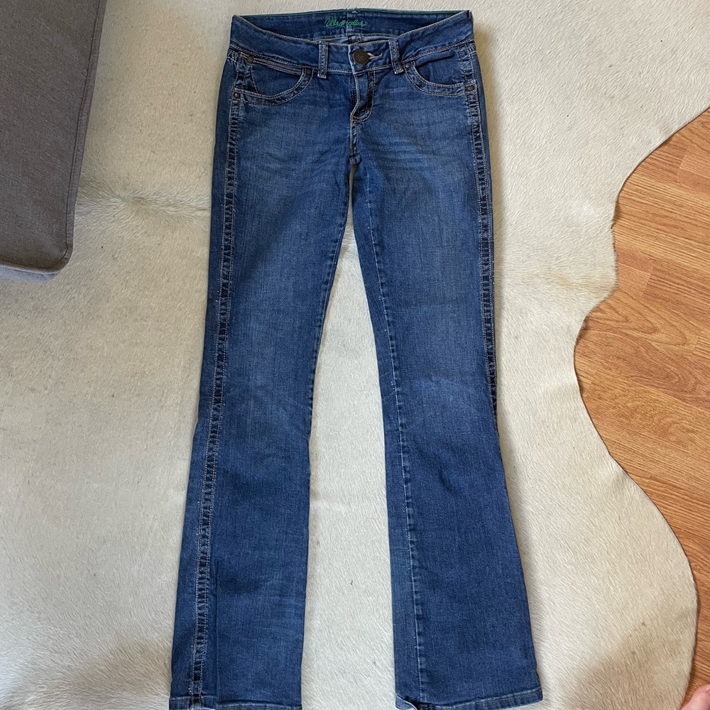 Wrangler blue jeans, bootcut